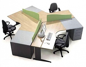 Компактный офисный набор мебели